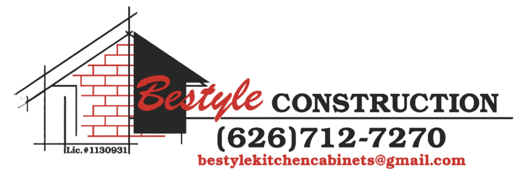 Construction site with workers and building framework by Bestyle Construction Inc.