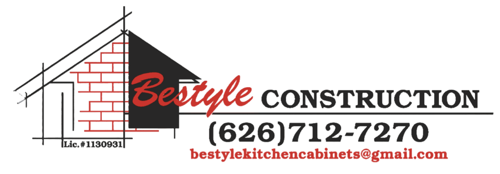 Construction site with workers and building framework by Bestyle Construction Inc.